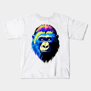 Gorille Couleurs 01 Kids T-Shirt